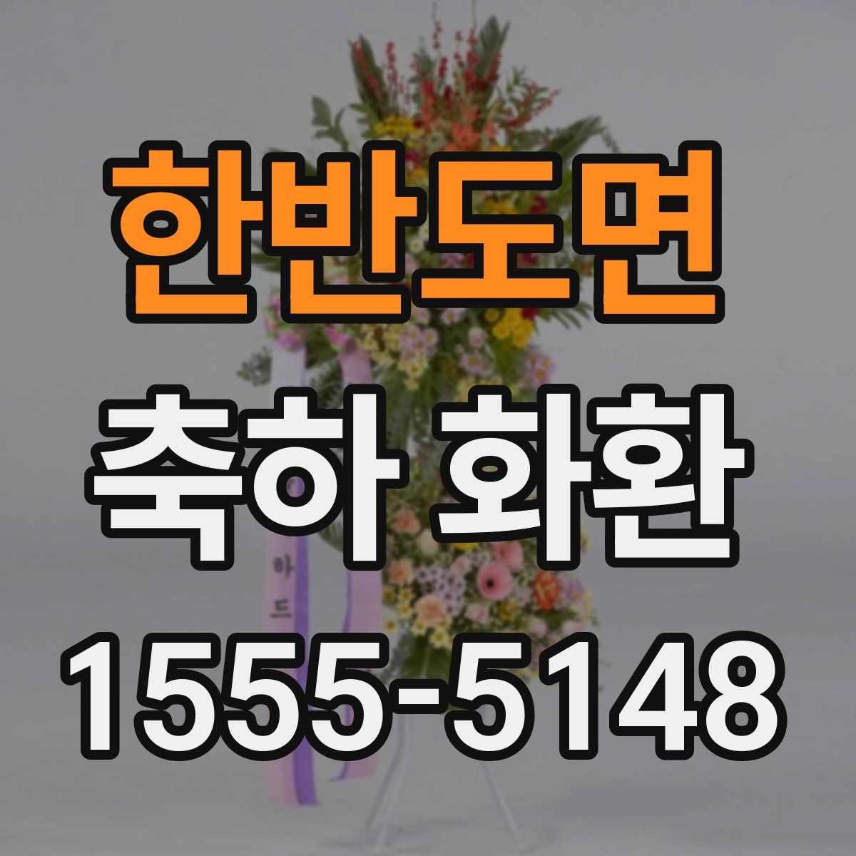 한반도면 축하 화환