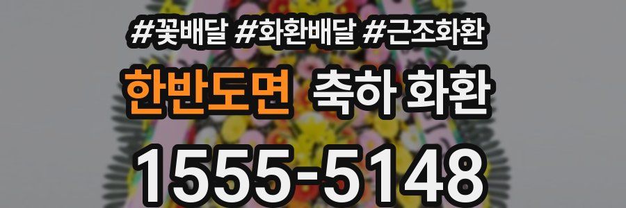 한반도면 축하 화환