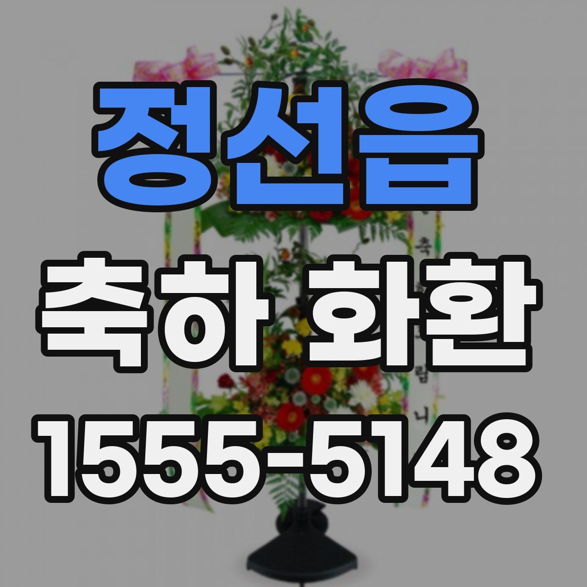 정선읍 축하 화환