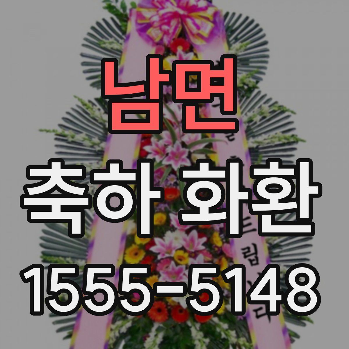 남면 축하 화환