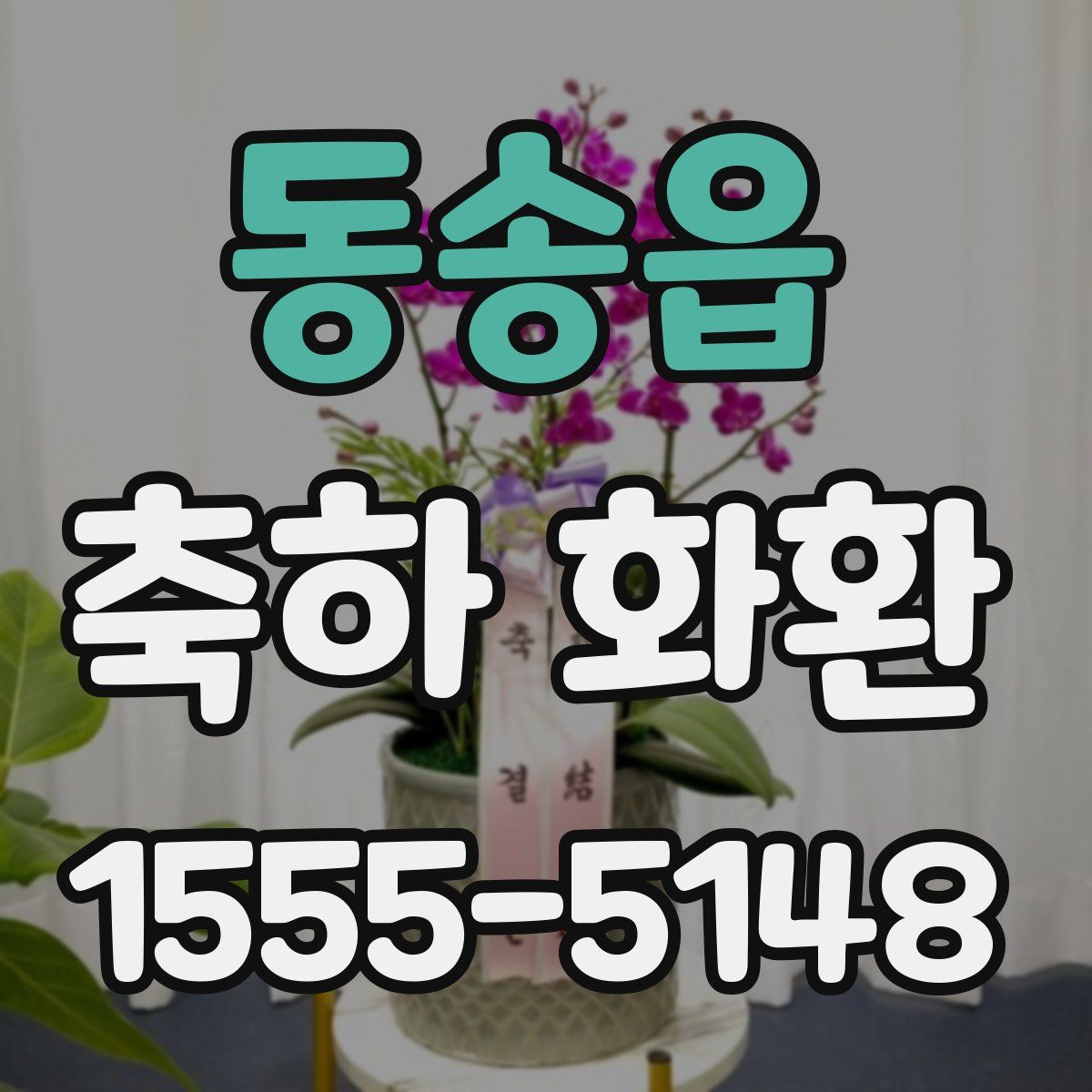 동송읍 축하 화환