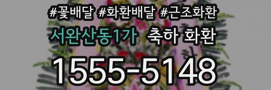 서완산동1가 축하 화환