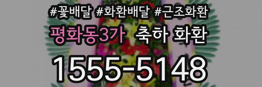 평화동3가 축하 화환