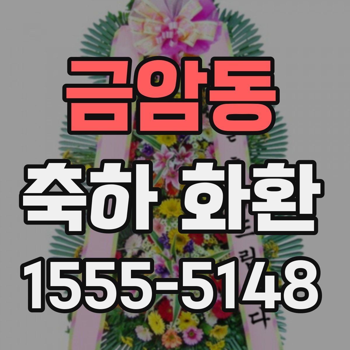금암동 축하 화환