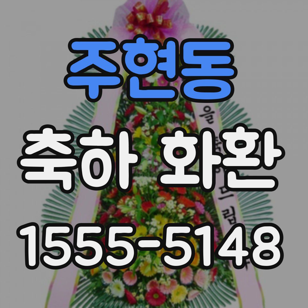 주현동 축하 화환