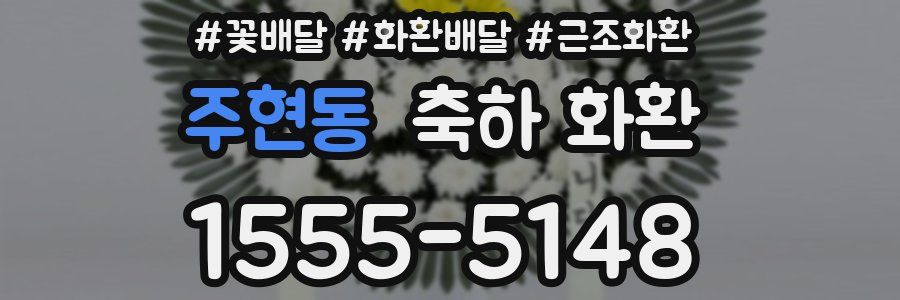 주현동 축하 화환