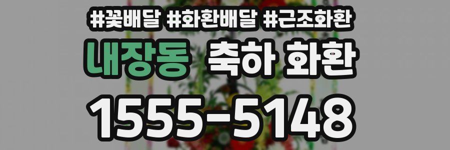 내장동 축하 화환