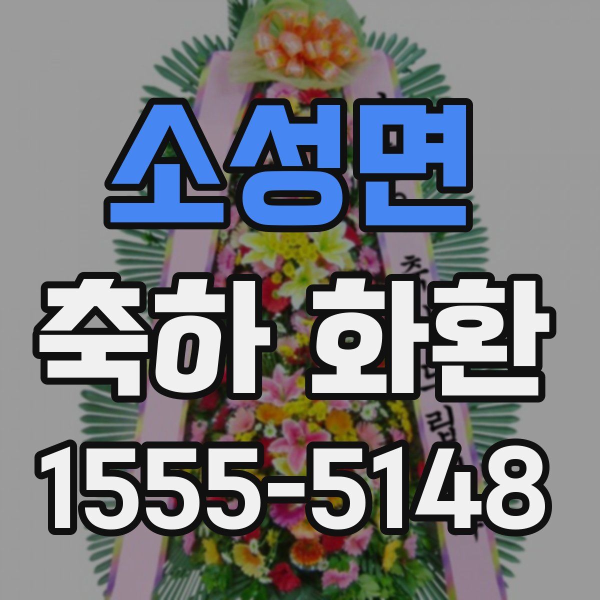 소성면 축하 화환