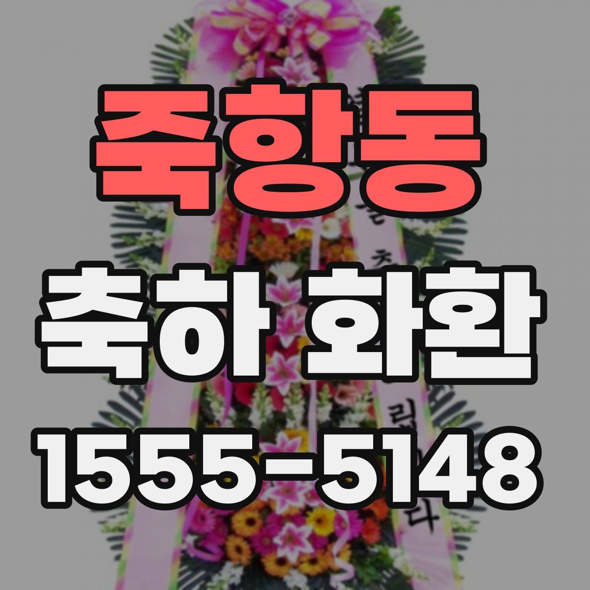죽항동 축하 화환
