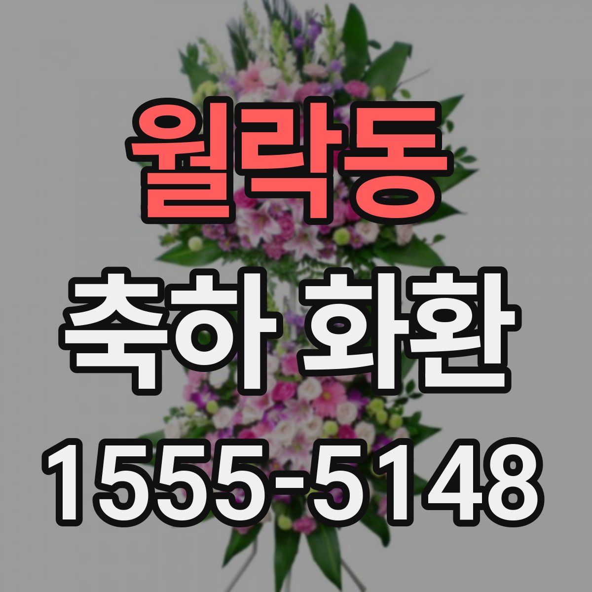 월락동 축하 화환