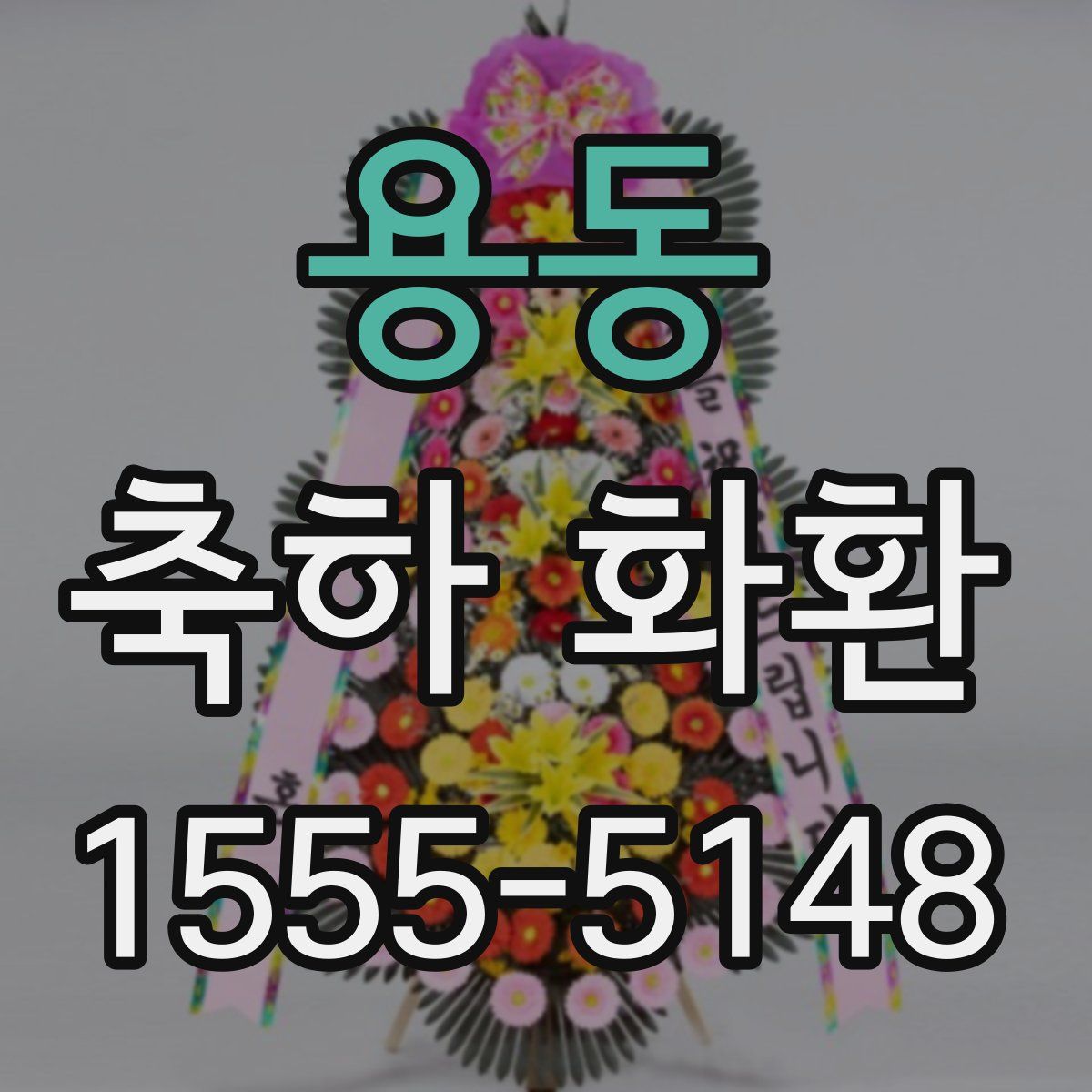 용동 축하 화환