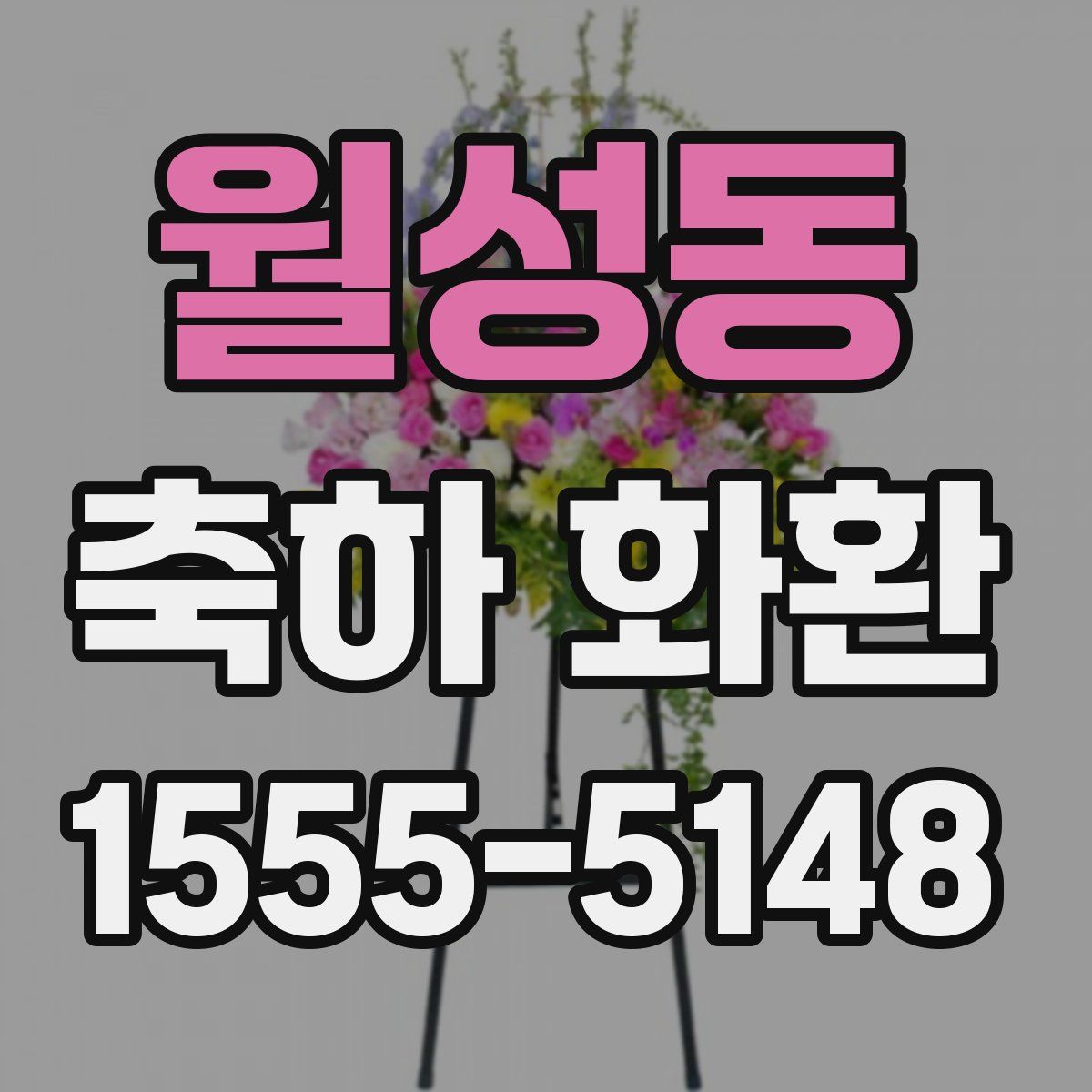 월성동 축하 화환