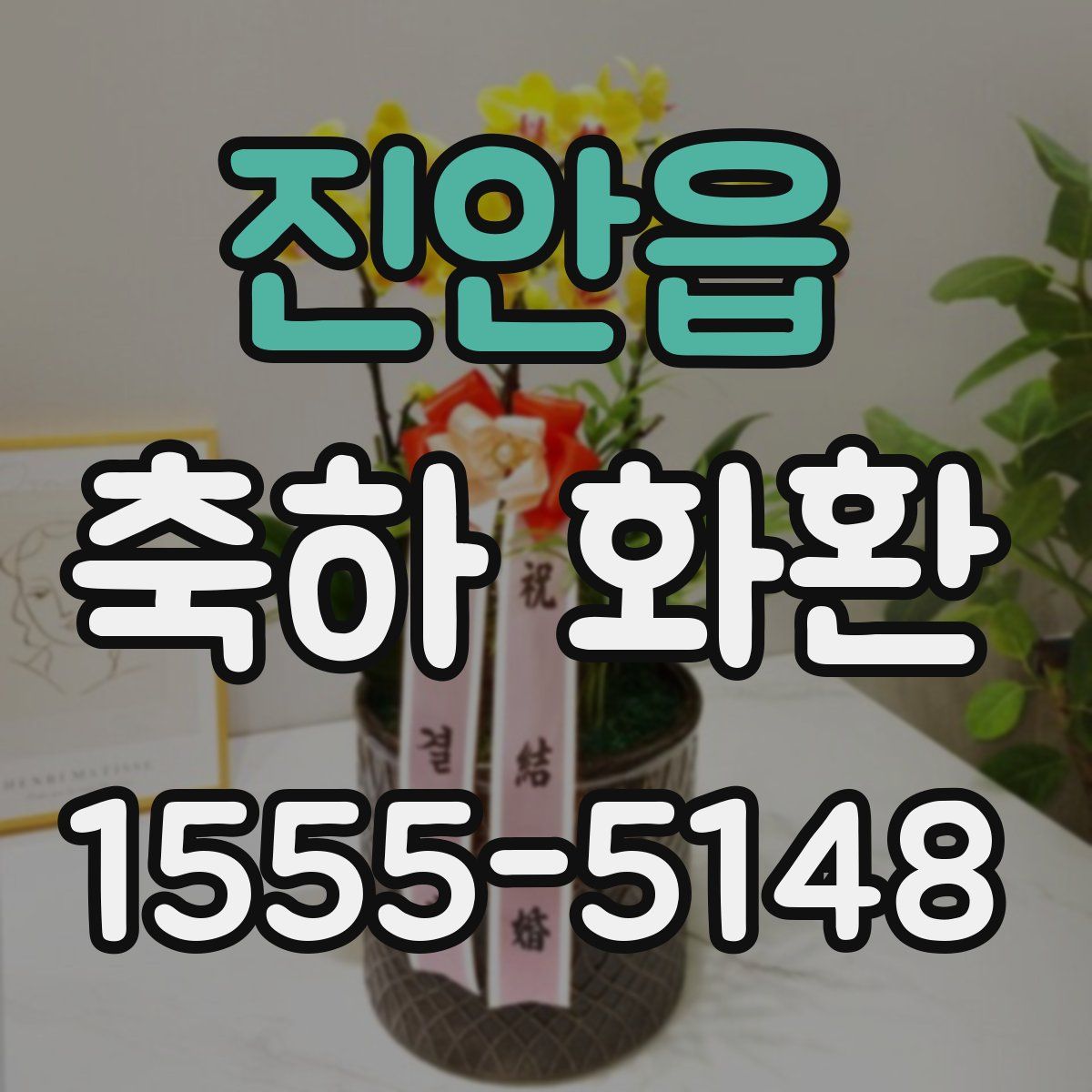 진안읍 축하 화환