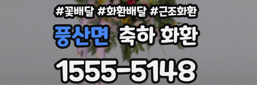 풍산면 축하 화환