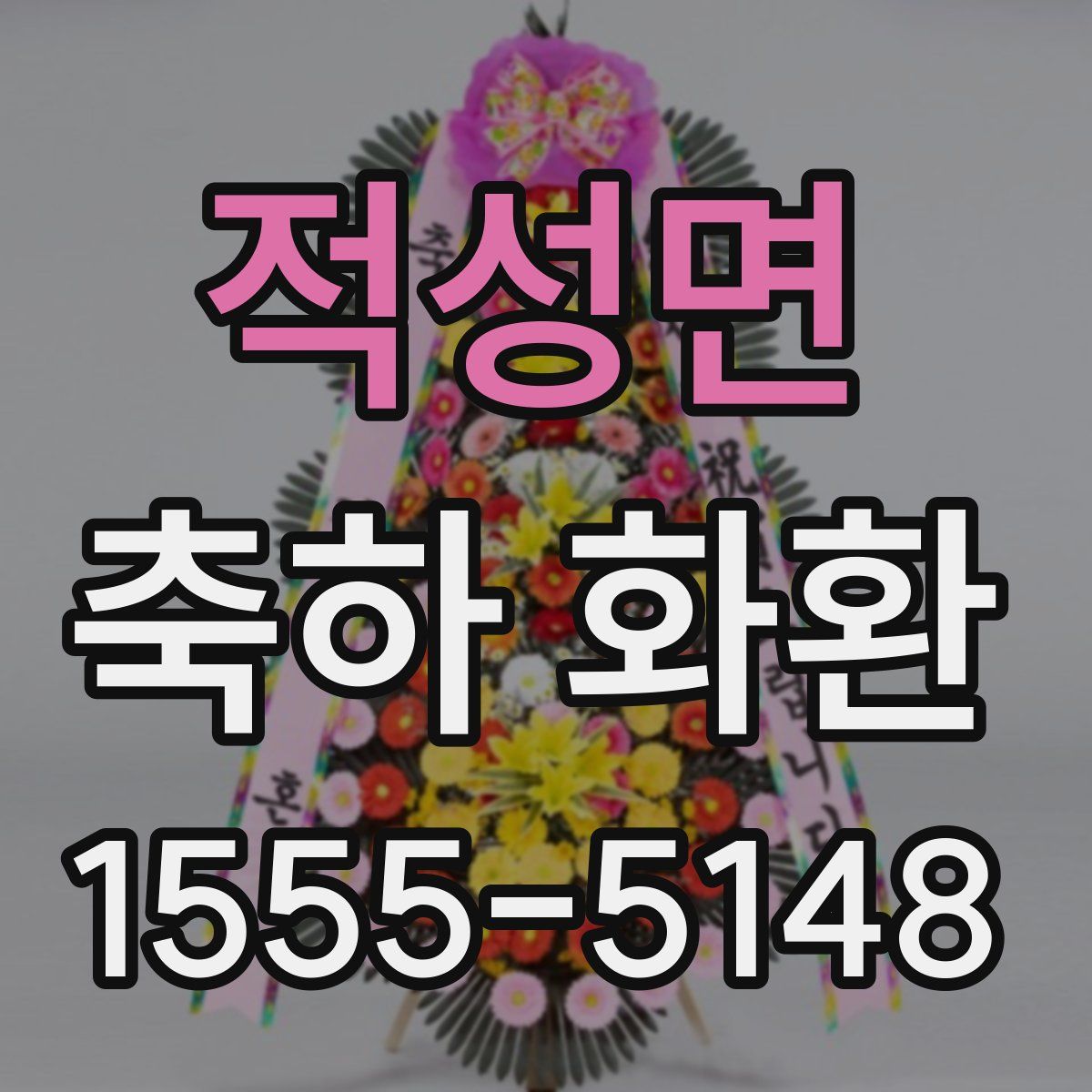 적성면 축하 화환
