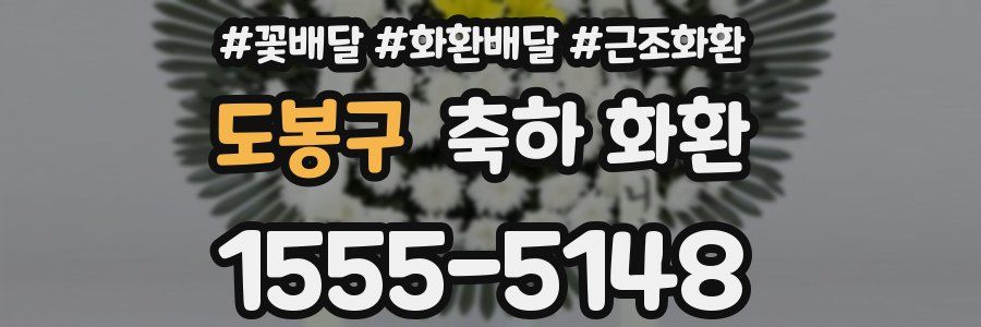 도봉구 축하 화환