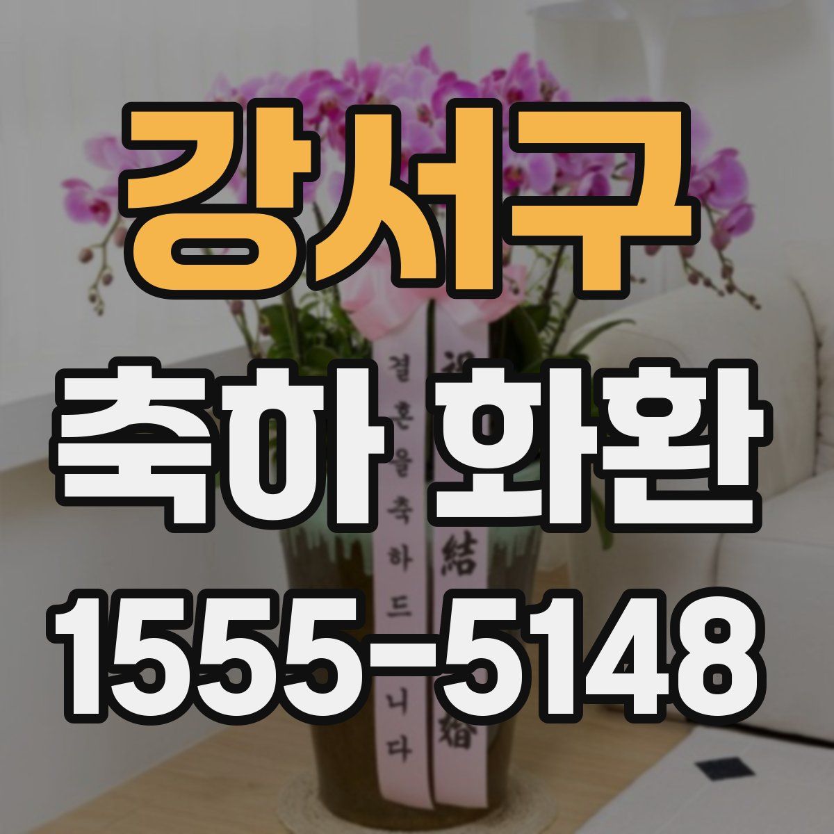 강서구 축하 화환