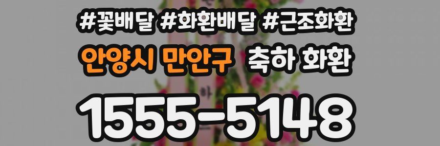 안양시 만안구 축하 화환