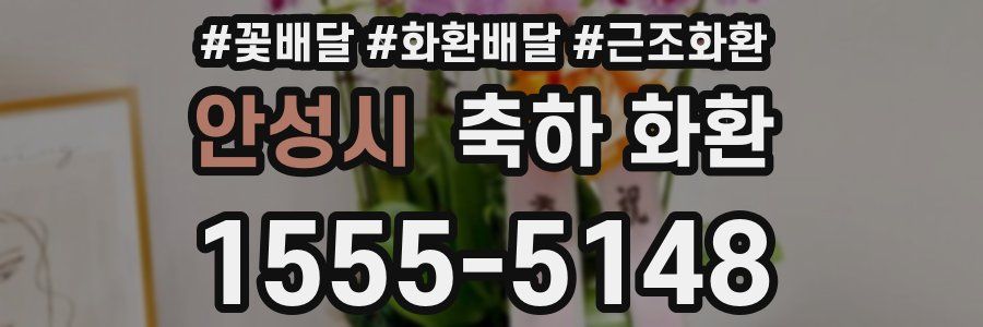 안성시 축하 화환