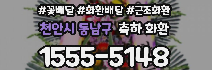 천안시 동남구 축하 화환