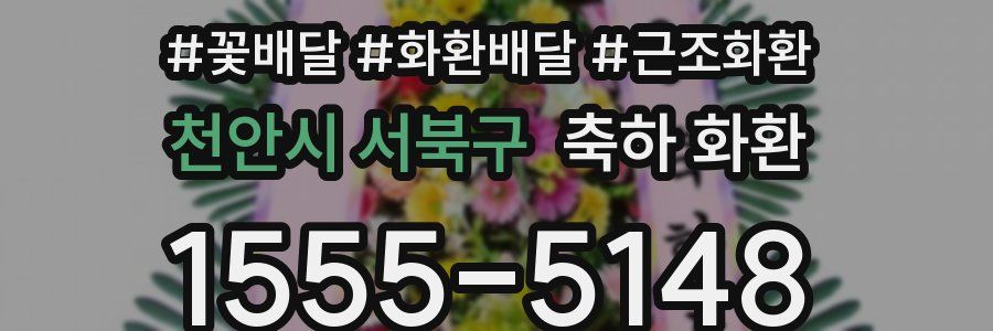 천안시 서북구 축하 화환