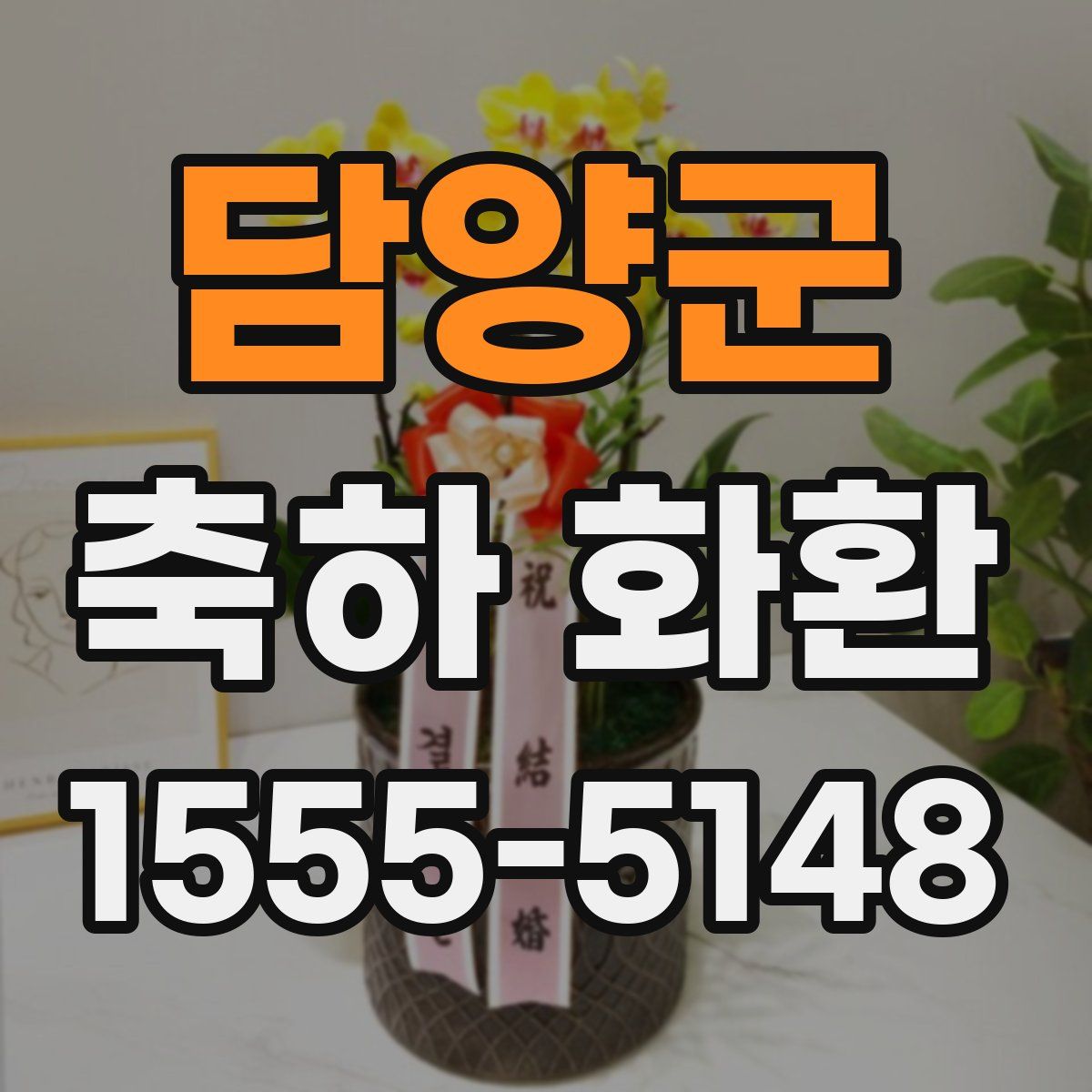 담양군 축하 화환
