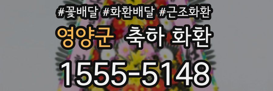 영양군 축하 화환