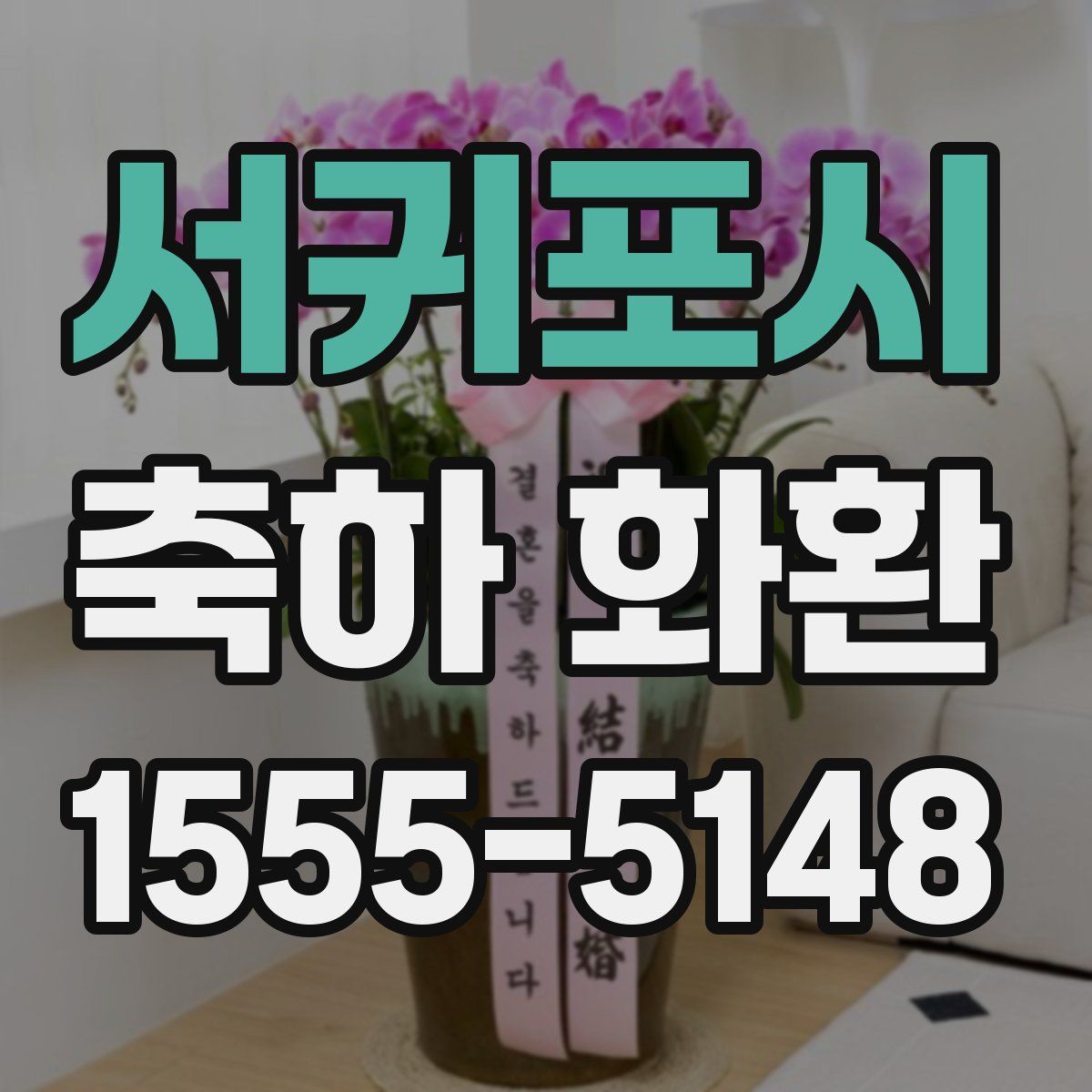서귀포시 축하 화환