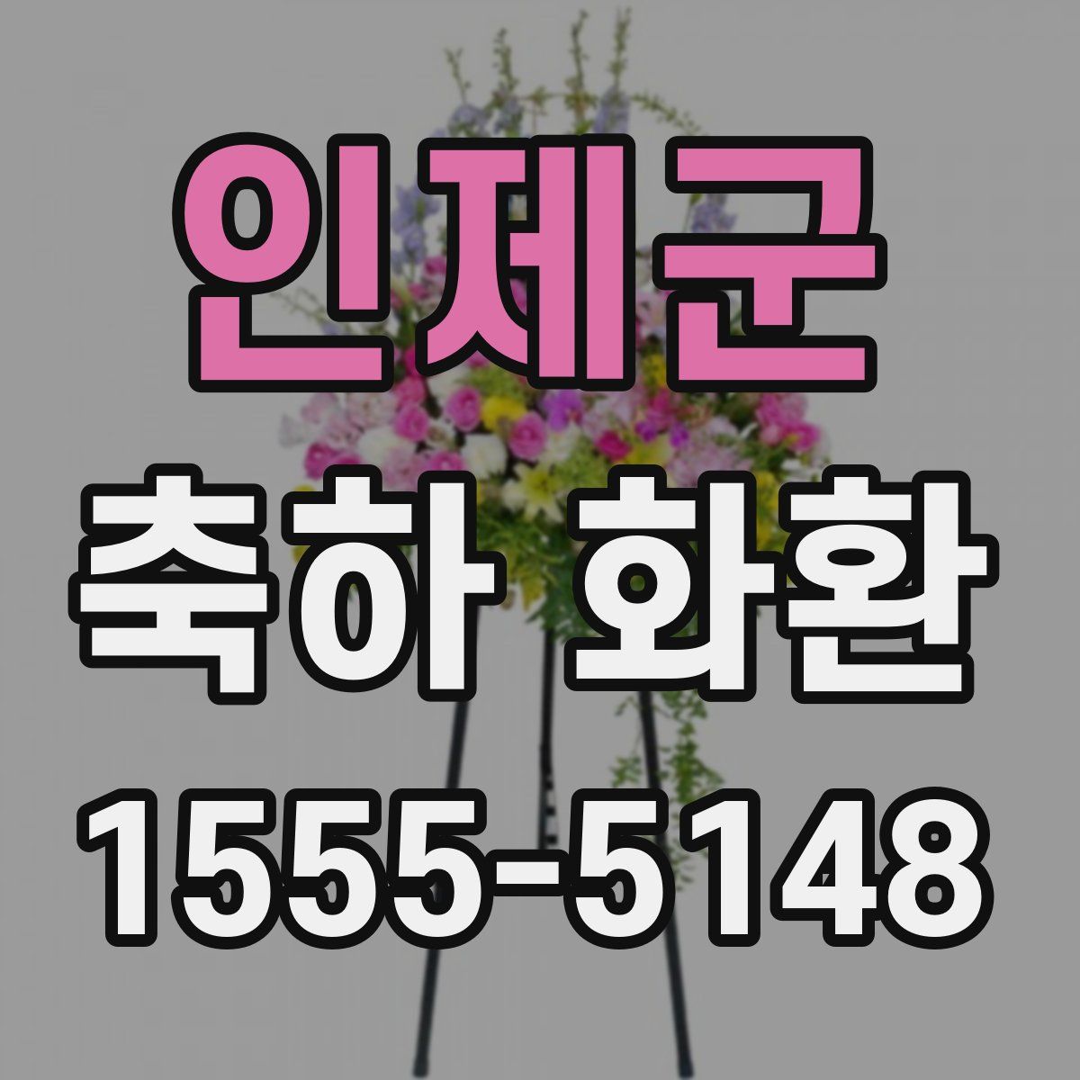 인제군 축하 화환