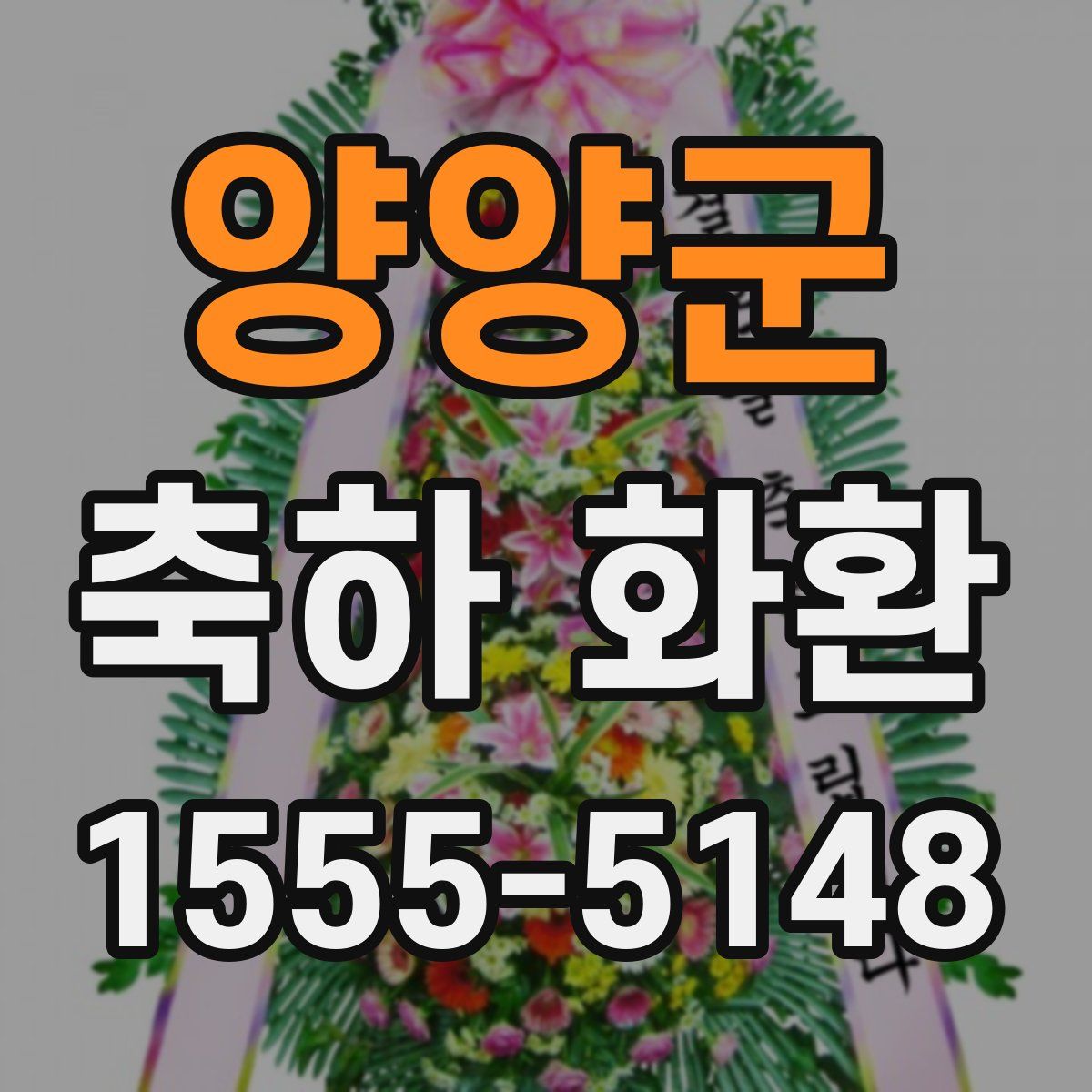 양양군 축하 화환
