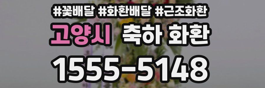 고양시 축하 화환