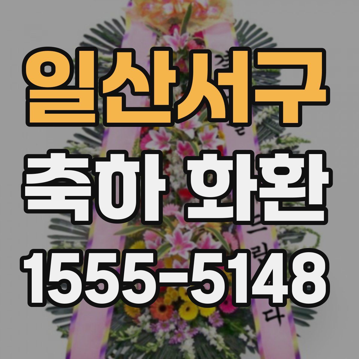 일산서구 축하 화환