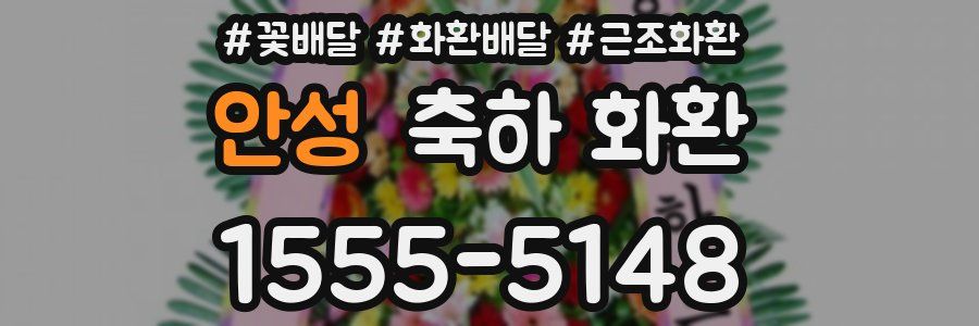 안성 축하 화환