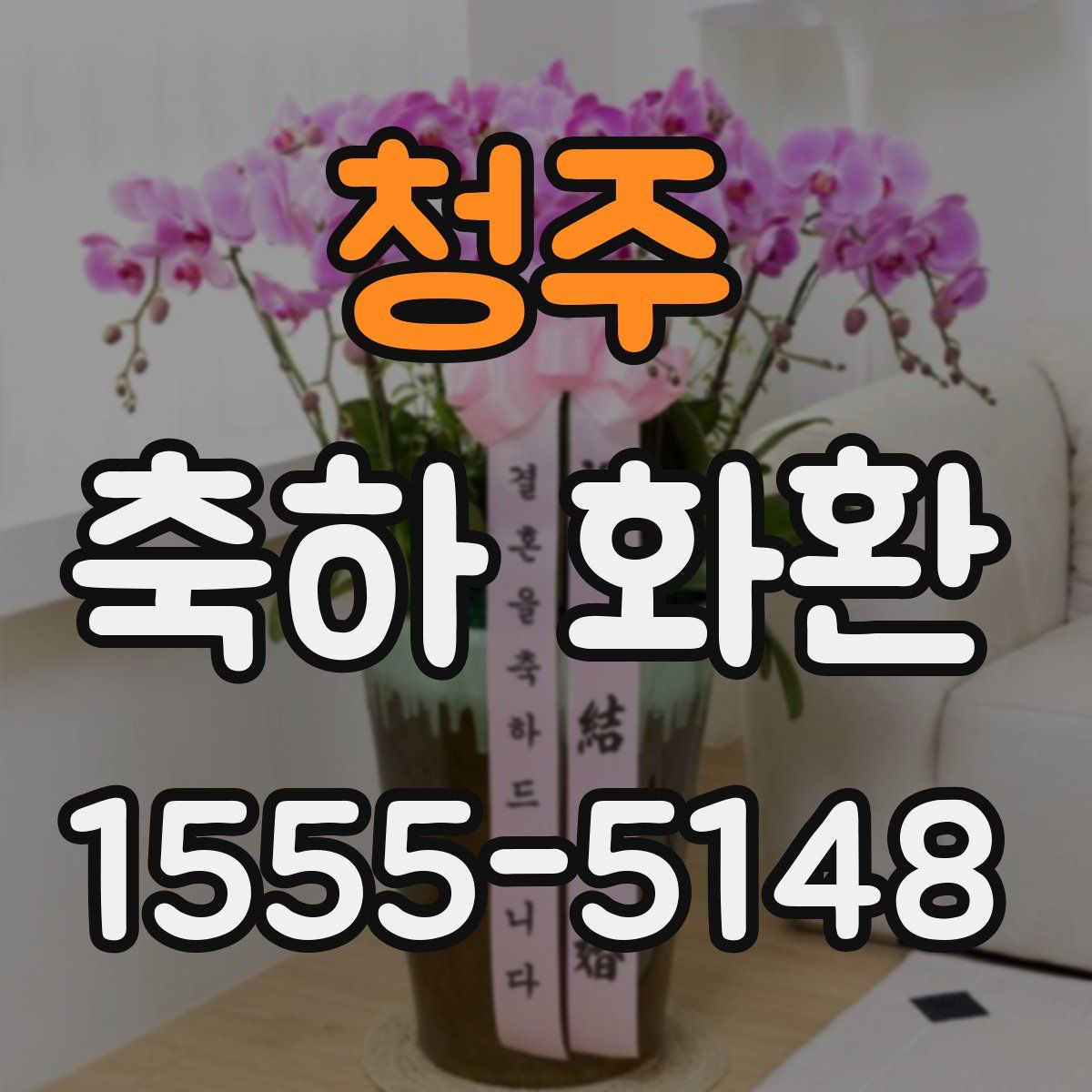 청주 축하 화환