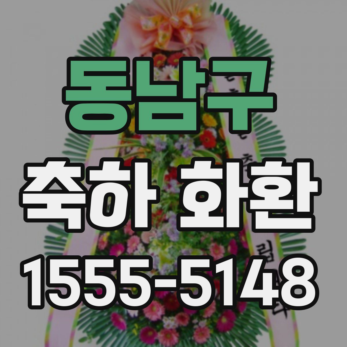 동남구 축하 화환