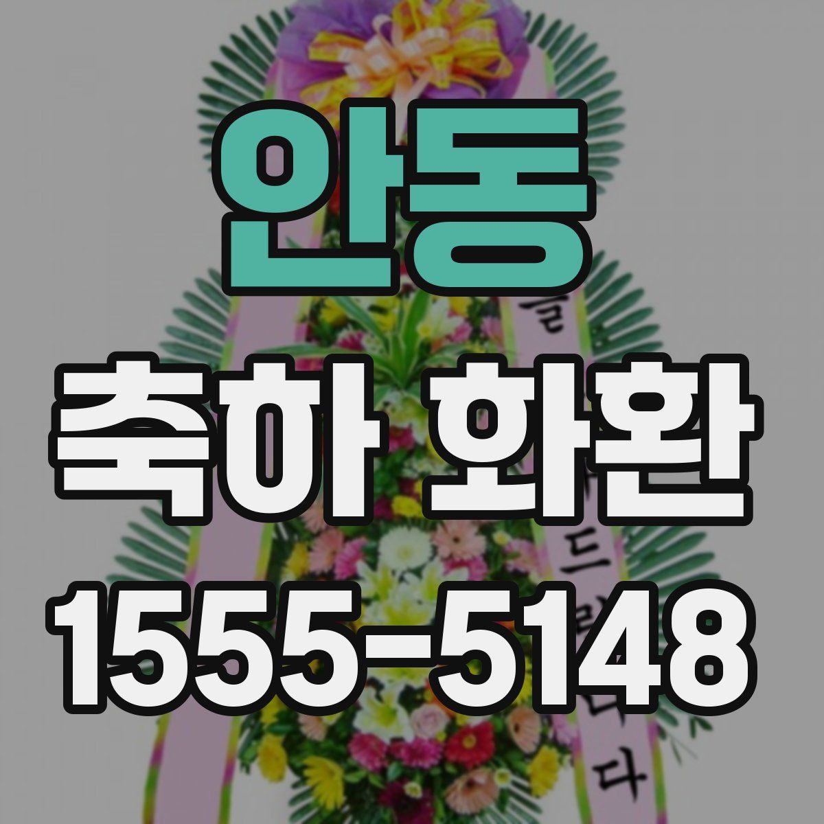 안동 축하 화환