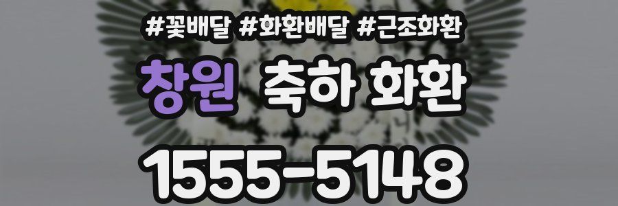 창원 축하 화환