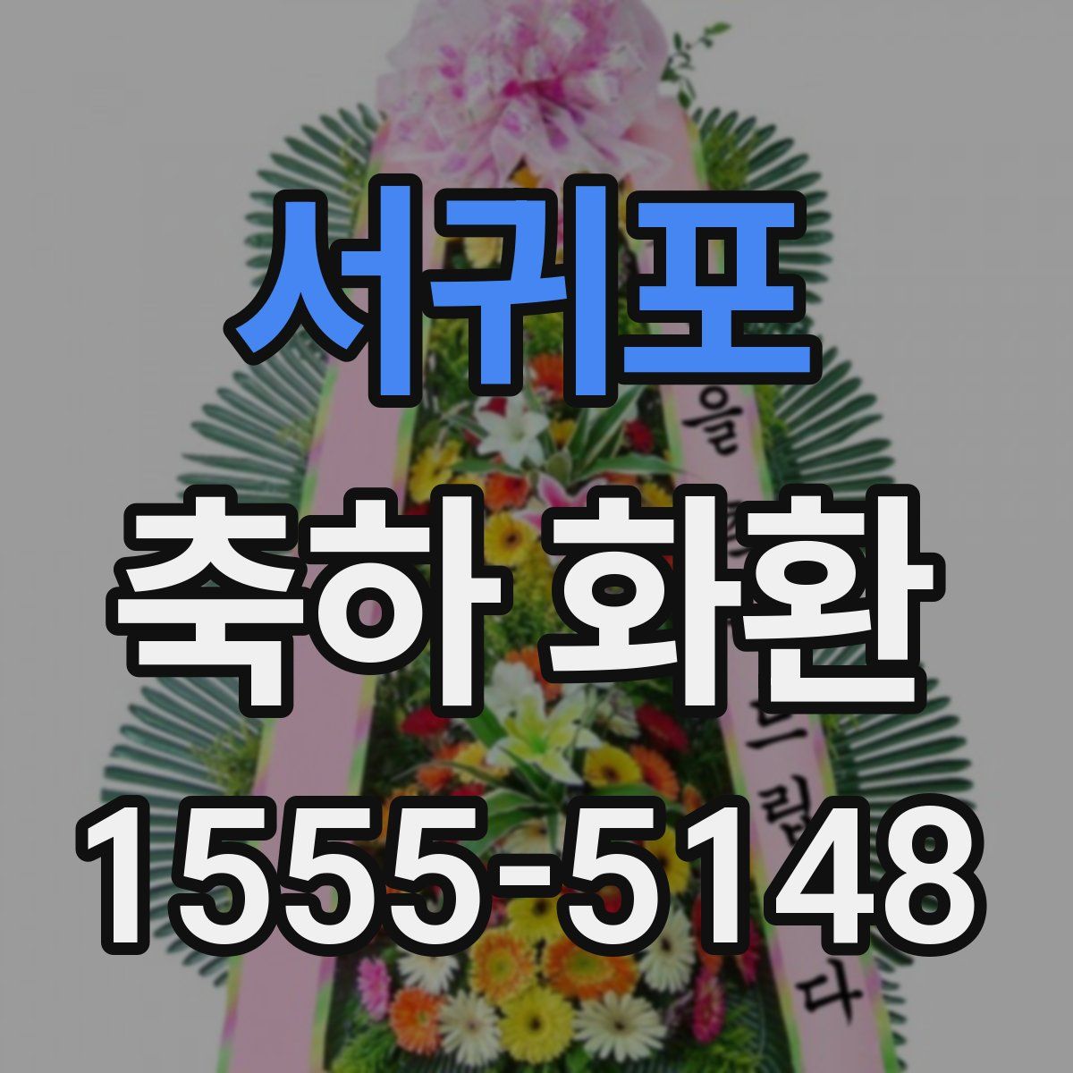 서귀포 축하 화환