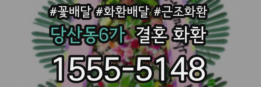 당산동6가 결혼 화환