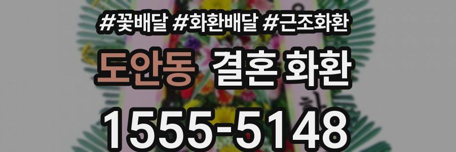 도안동 결혼 화환