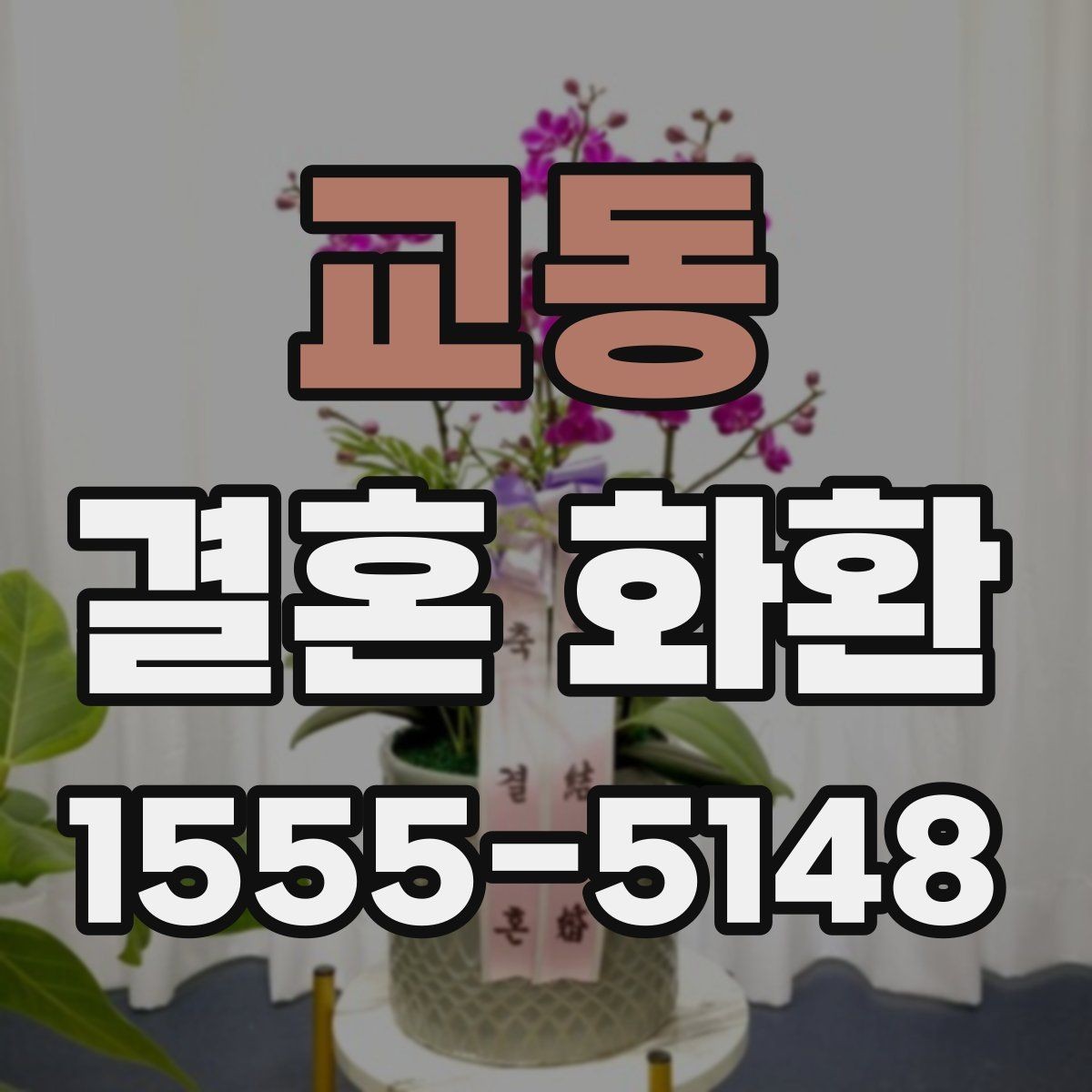 교동 결혼 화환 문구 예시로 알아보는 표현 차이