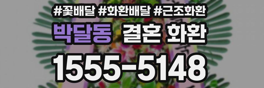 박달동 결혼 화환