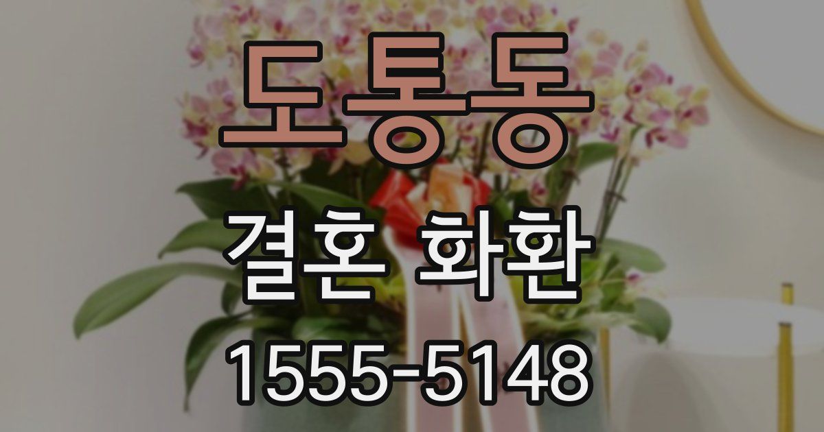 도통동 결혼 화환