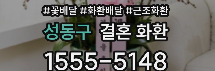 성동구 결혼 화환