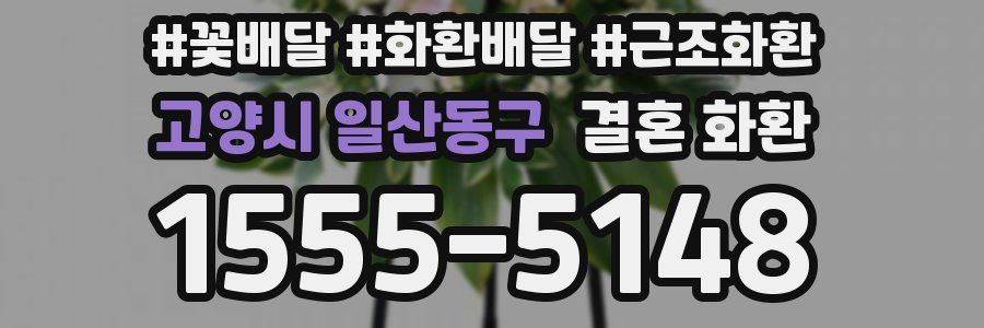 고양시 일산동구 결혼 화환