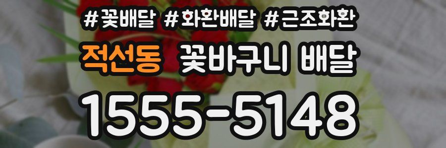 적선동 꽃바구니 배달