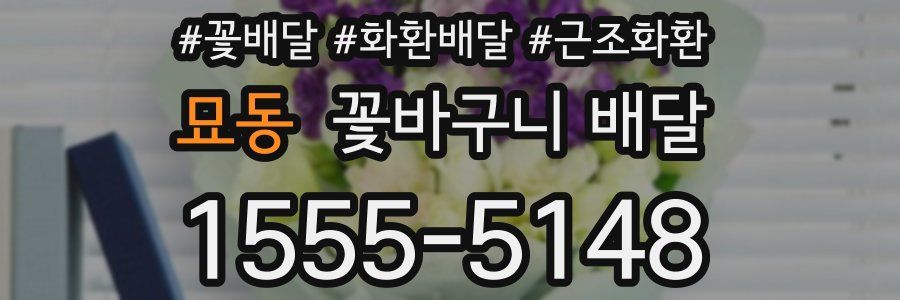 묘동 꽃바구니 배달