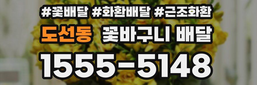 도선동 꽃바구니 배달