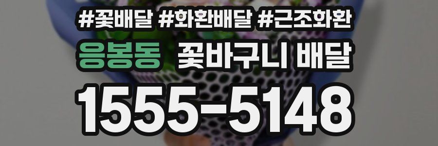 응봉동 꽃바구니 배달