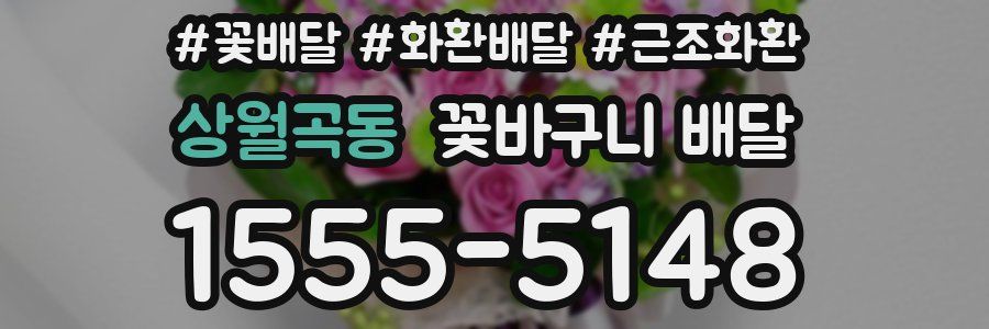 상월곡동 꽃바구니 배달
